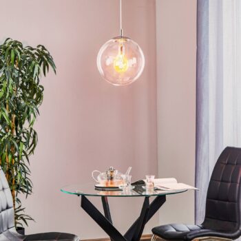 Závesná lampa 562, číre, čiapočka/baldachýn chróm - Image 2