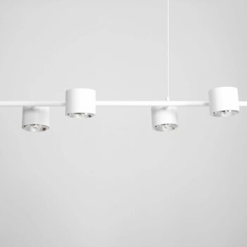 Závesná lampa Bot, biela, 6-plameňová - Image 2