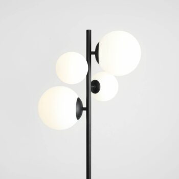 Stojaca lampa Bloom, 4-plameňová, čierna - Image 2