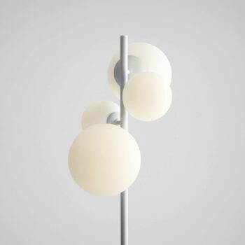 Stojaca lampa Bloom, 4-plameňová, biela - Image 2