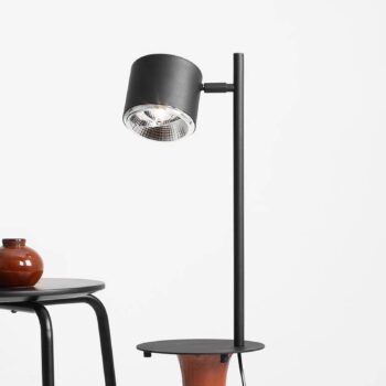 Stolná lampa Bot, čierna s pohyblivou hlavou - Image 2