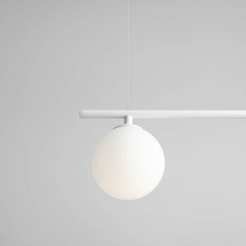 Závesná lampa Beryl, 3-plameňová, biela - Image 2