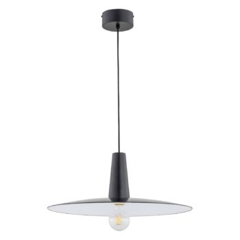 Závesná lampa Toram, čierna/biela