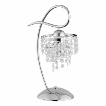 Stolová lampa Dace so skleneným závesom