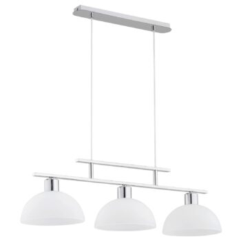 Závesná lampa Etiuda, 3-plameňová, strieborná - Image 2