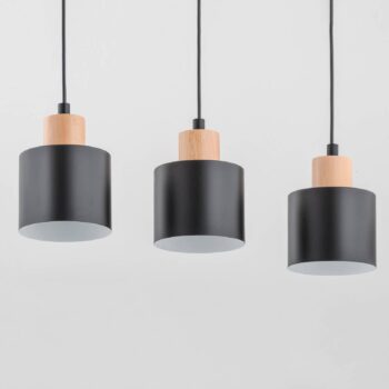 Envolight Ilva závesné svetlo, 3-plameňové, čierna - Image 2