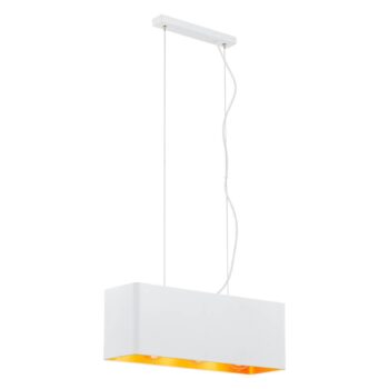 Závesná lampa Tuse, dĺžka 50 cm, biela - Image 2