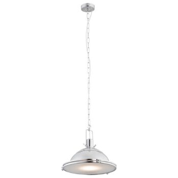 Závesná lampa Kemi, chróm, Ø 38,5 cm - Image 2