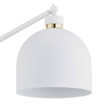 Stojaca lampa Dessa, nastaviteľná, biela - Image 2