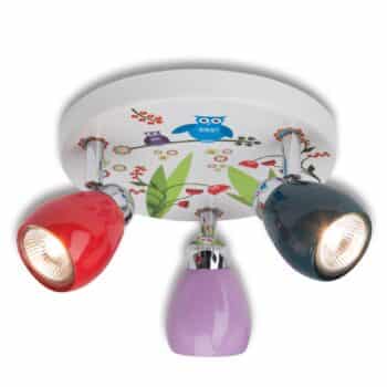 Stropné LED svietidlo Birds, 3-plameňové - Image 2