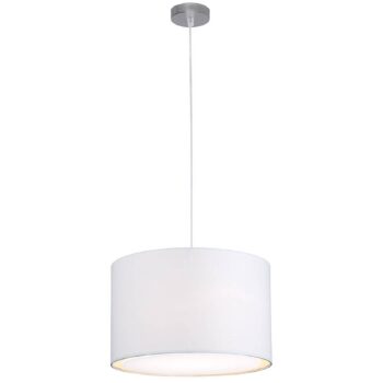 Klasicky-moderná závesná lampa Clarie, biela - Image 2