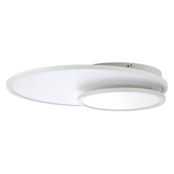 Stropné LED svietidlo Bility, okrúhle, rám biely - Image 2
