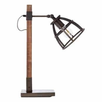Stolná lampa Matrix s klietkovým tienidlom - Image 2