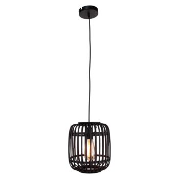 Závesná lampa Woodrow bambusové klietkové tienidlo - Image 2
