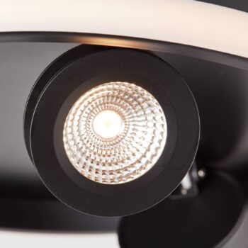 Stropné LED svietidlo Nebeker, rondel 3-plameňové - Image 2