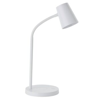 LED lampa na písací stôl Illa, biela - Image 2