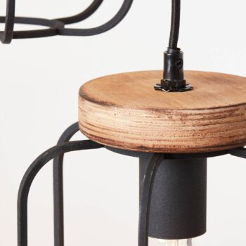 Závesná lampa Tosh 3-plameňová rondel - Image 2