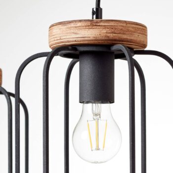 Závesná lampa Tosh 3-plameňová lineárna - Image 2