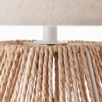 Stolná lampa Laraine s textilným tienidlom - Image 2