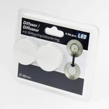 Sada 3 zapustených LED svetiel Nikas IP44 hliník - Image 4