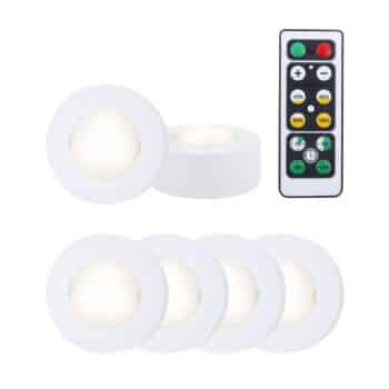 LED svetlo skrine 2632-066 6 ks diaľkové ovládanie