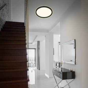 Stropné LED svietidlo 7363, Ø 42 cm, čierne - Image 2
