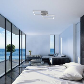 Stropné LED svietidlo 3149-018 dva štvorce