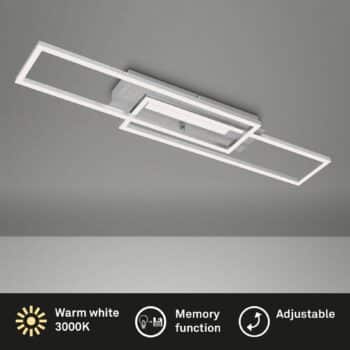 Stropné LED svietidlo Frame Mid, 3 000 K, hliník - Image 2