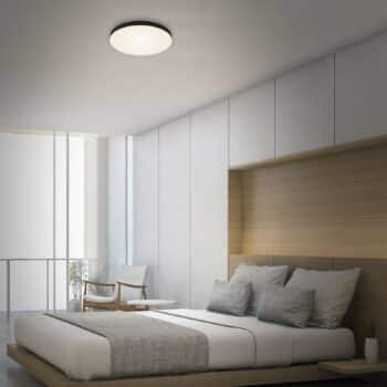 Stropné LED svietidlo Flame, Ø 28,7 cm, čierna - Image 2