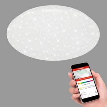 Stropné LED svietidlo Libra, RGBW, Ø 50 cm