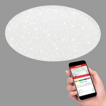 Stropné LED svietidlo Libra, RGBW, Ø 56 cm