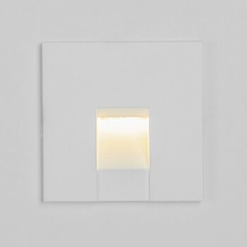 BRUMBERG Wall Kit68 vpadnuté hranaté biela