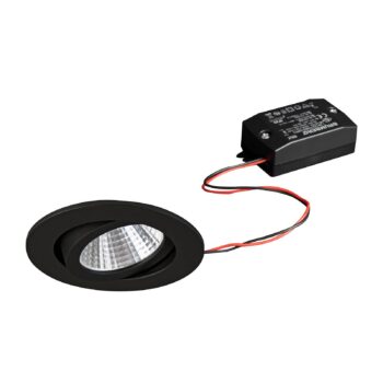 BRUMBERG LED bodové svetlá okrúhle čierna 3000K