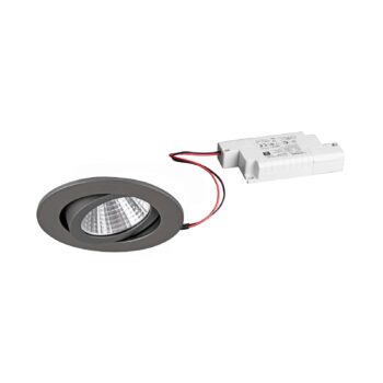 BRUMBERG bodové svetlá dim 38° okrúhle titán 2700K