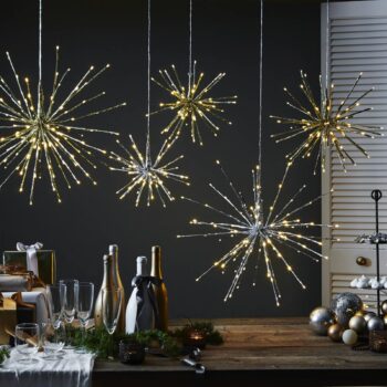 Dekoračná LED Firework 5 svetelných variánt Ag