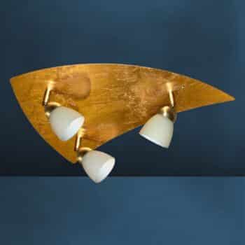 Stropné svietidlo Elegance, 3-plameňové, zlaté - Image 2
