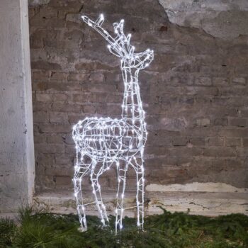 Svietiaca LED figúrka Pegasus, výška 120 cm