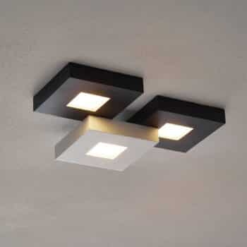 Bopp Cubus 3-pl. stropné LED svetlo čiernobiele - Image 3