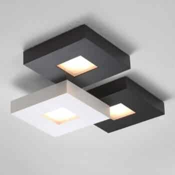 Bopp Cubus 3-pl. stropné LED svetlo čiernobiele - Image 2