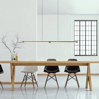 Bopp Fly závesné LED svietidlo, 140 cm dlhé čierne