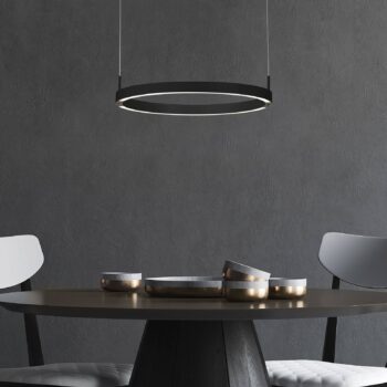 Bopp Float závesné LED ovládanie gestami čierne