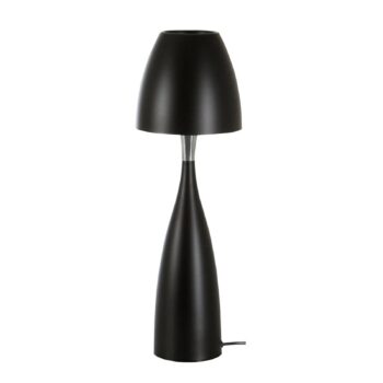 Stolová LED lampa Anemon v čiernej, výška 38,9 cm