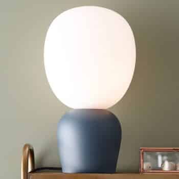 Stolná lampa Buddy, azurit–modrá - Image 3