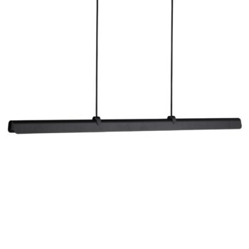 Závesné LED svietidlo Fold, stmievateľné, čierna