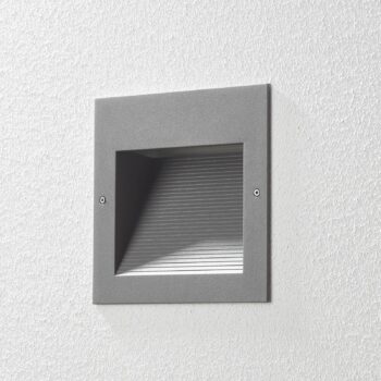 BEGA 24203 nástenné LED stmievateľné striebro