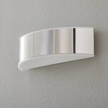 BEGA Prima nástenné clona oceľ leštená 35,4 cm