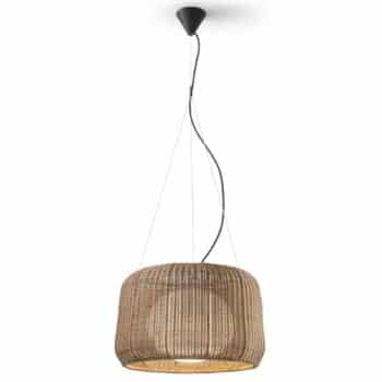 Bover Fora S vonkajšia závesná lampa, grafit-hnedá - Image 2