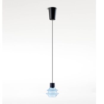 Bover Drop S/01L závesné LED svietidlo sklo, modrá - Image 2