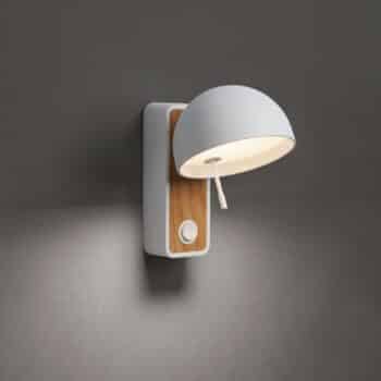 Bover Beddy A/01 nástenné LED otočné biela/dub - Image 2