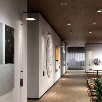 Bover Platet A06 nástenné LED s vypínačom, olivová - Image 2